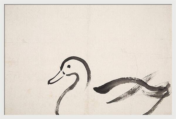 Minimalist Duck Illustration