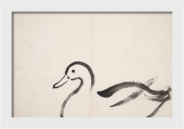 Minimalist Duck Illustration