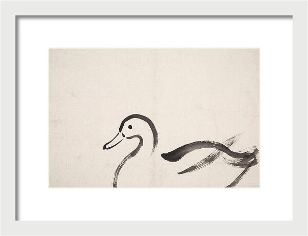 Minimalist Duck Illustration