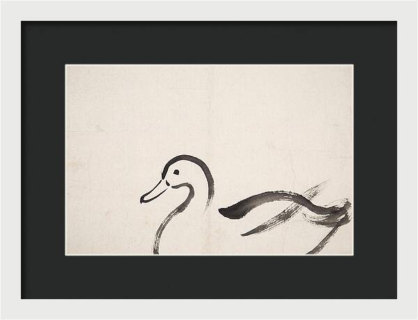 Minimalist Duck Illustration