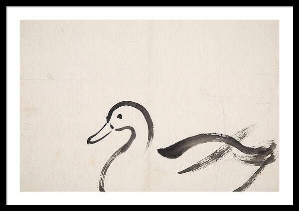 Minimalist Duck Illustration