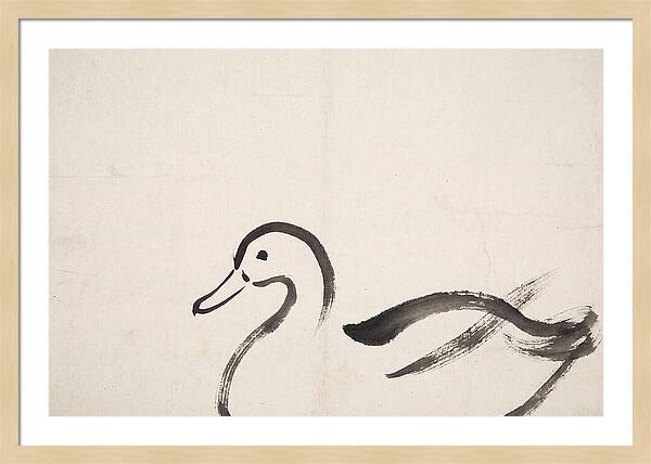 Minimalist Duck Illustration