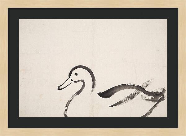 Minimalist Duck Illustration