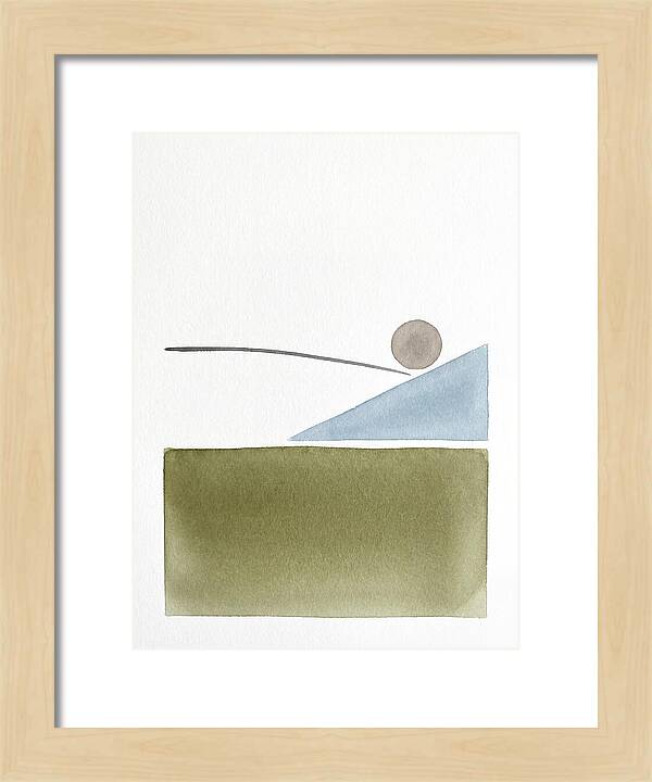 Minimalist Farmland Landscape