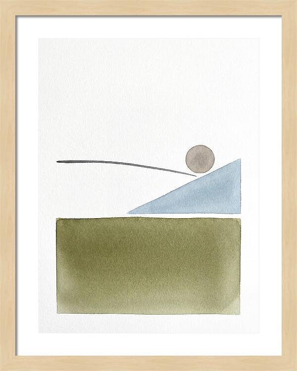 Minimalist Farmland Landscape