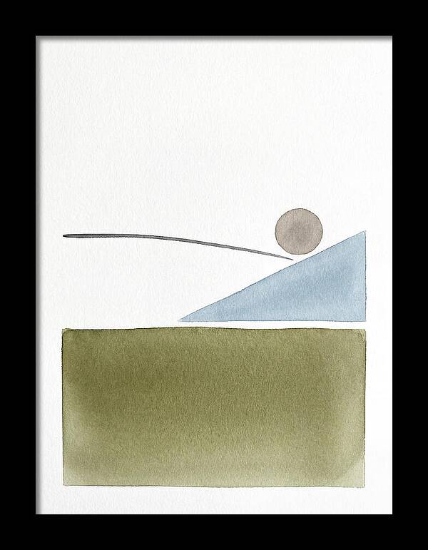 Minimalist Farmland Landscape