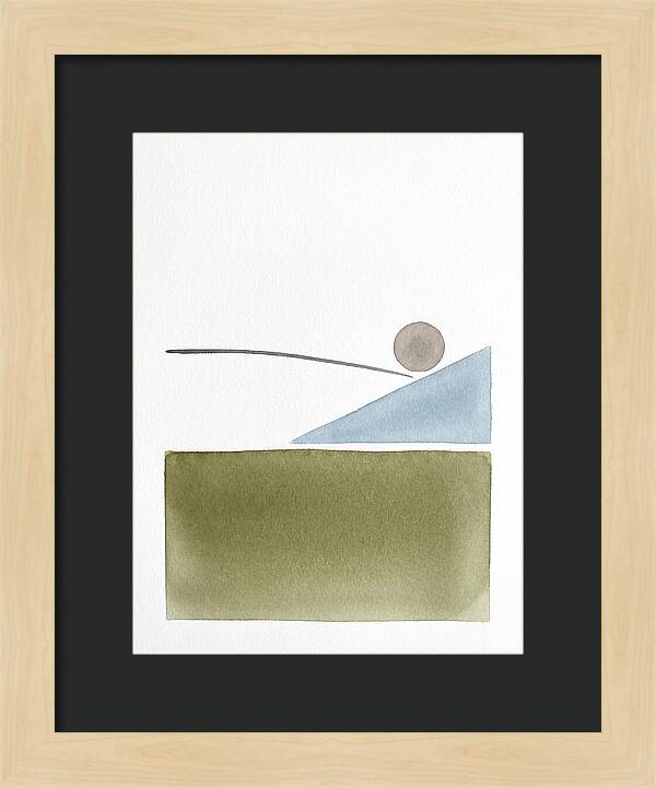 Minimalist Farmland Landscape