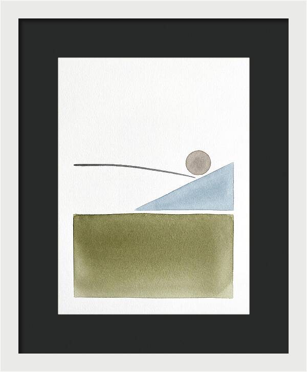 Minimalist Farmland Landscape