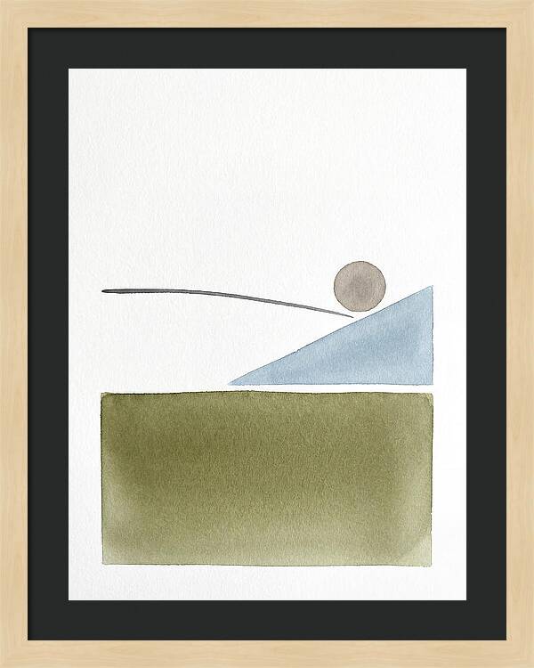 Minimalist Farmland Landscape
