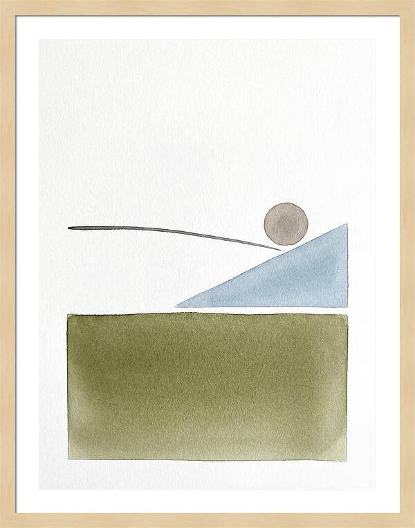 Minimalist Farmland Landscape