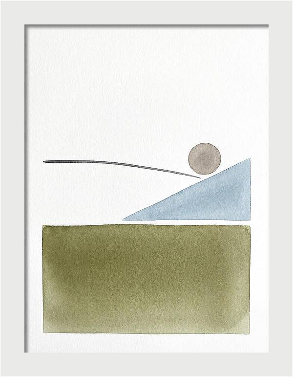 Minimalist Farmland Landscape