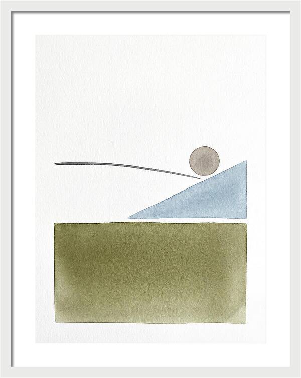 Minimalist Farmland Landscape