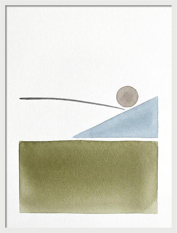 Minimalist Farmland Landscape