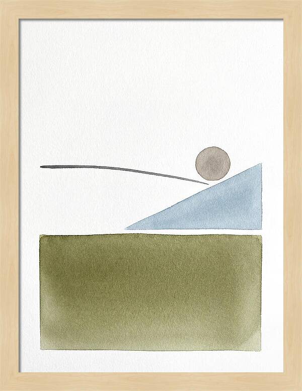Minimalist Farmland Landscape
