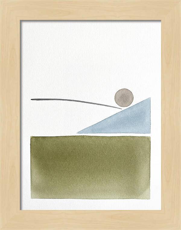 Minimalist Farmland Landscape