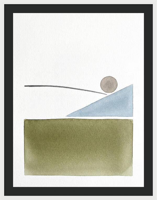 Minimalist Farmland Landscape