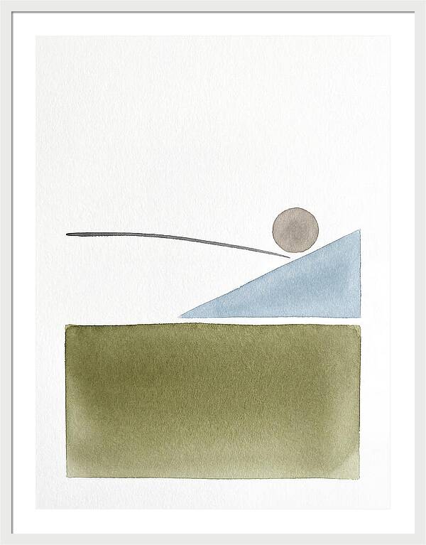 Minimalist Farmland Landscape
