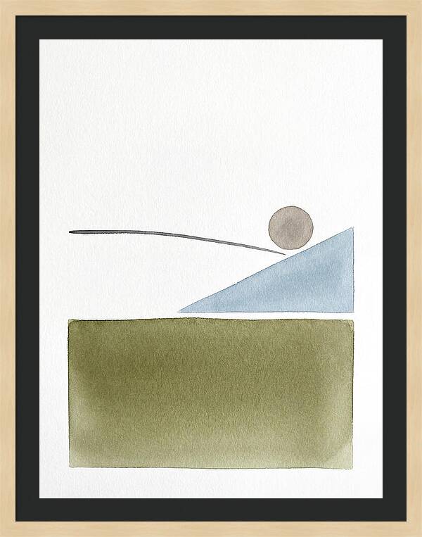 Minimalist Farmland Landscape