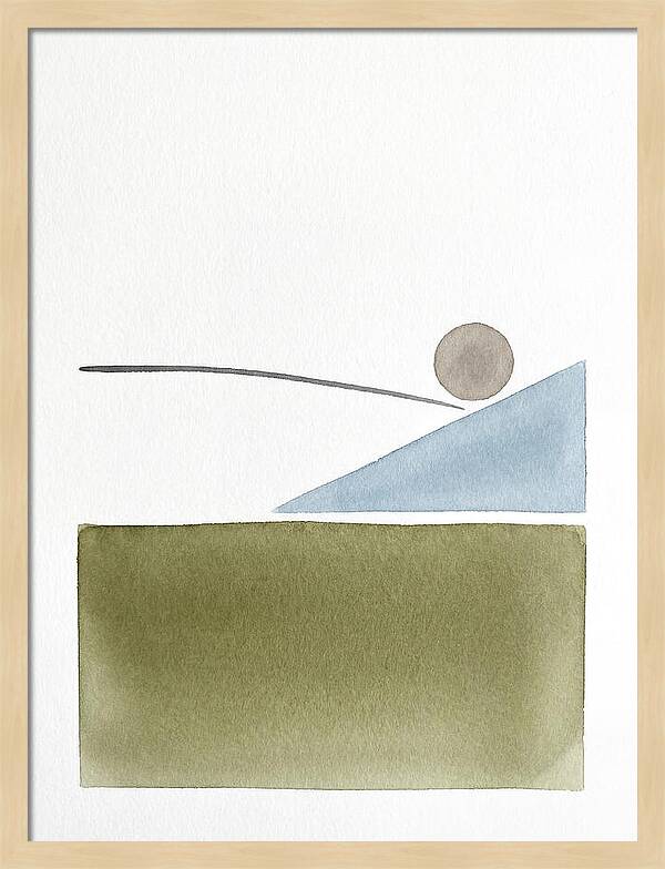 Minimalist Farmland Landscape