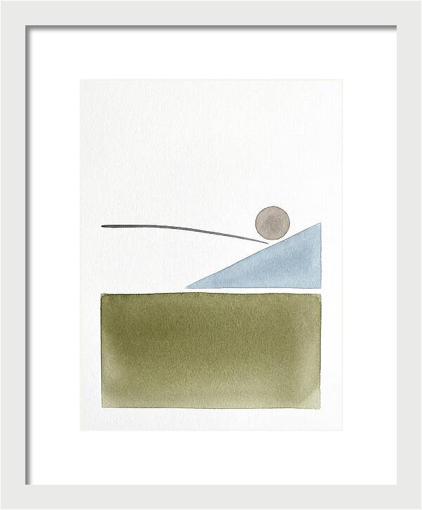Minimalist Farmland Landscape
