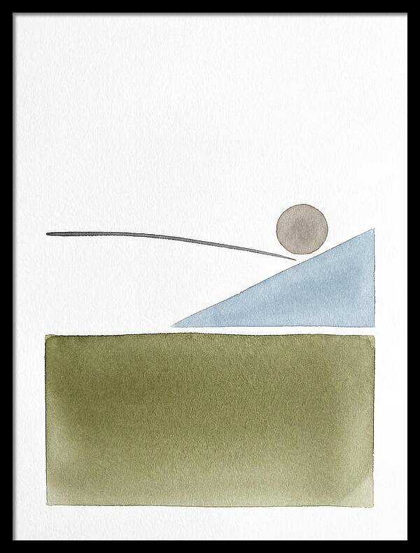 Minimalist Farmland Landscape