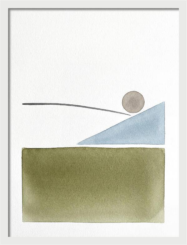 Minimalist Farmland Landscape
