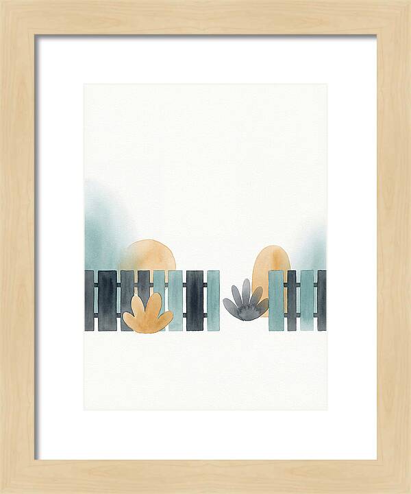 Minimalist Fence Landscape