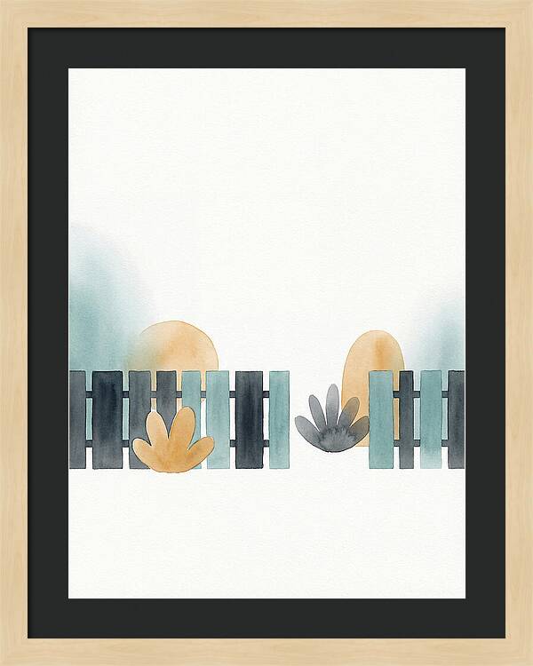 Minimalist Fence Landscape