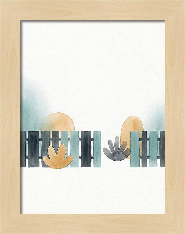 Minimalist Fence Landscape