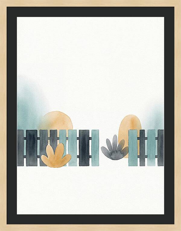 Minimalist Fence Landscape