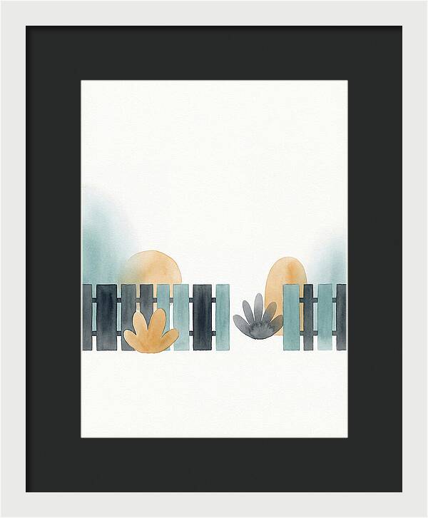 Minimalist Fence Landscape