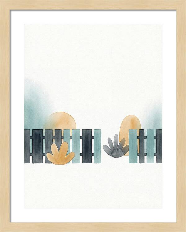 Minimalist Fence Landscape