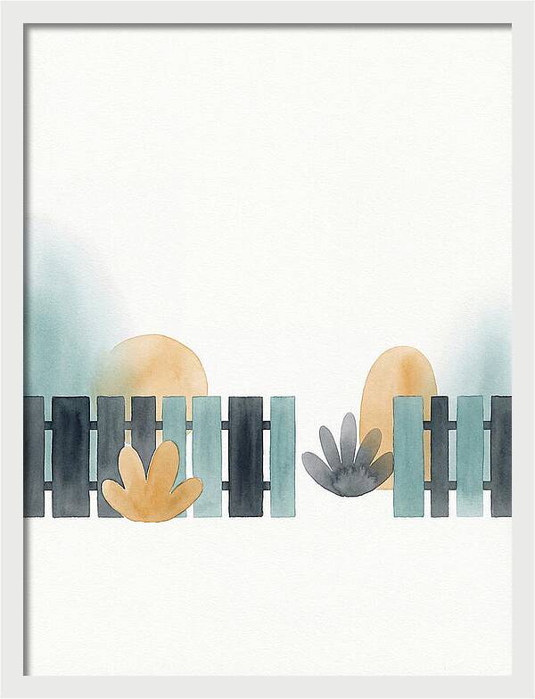Minimalist Fence Landscape