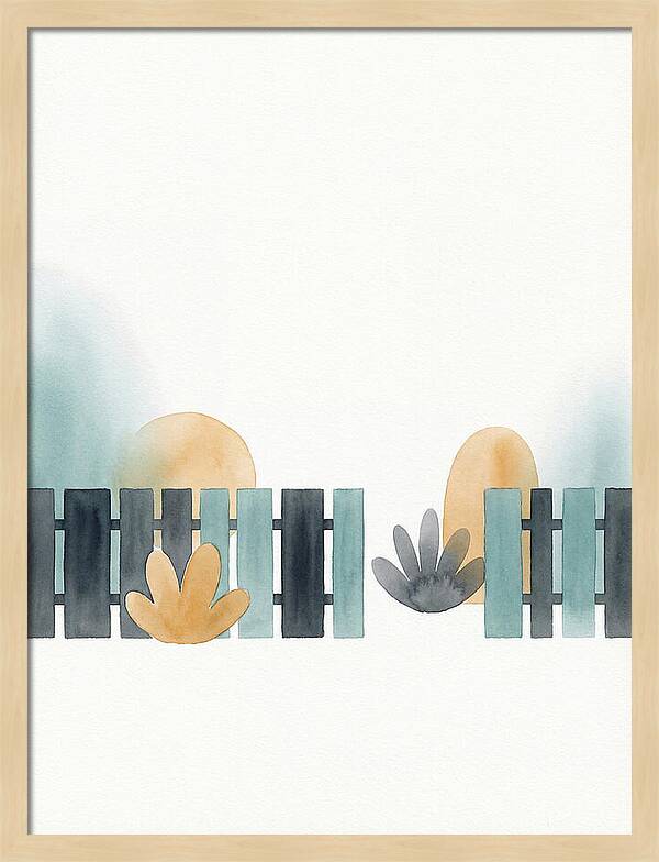 Minimalist Fence Landscape