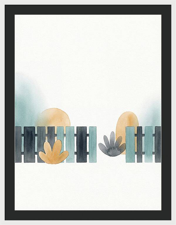 Minimalist Fence Landscape