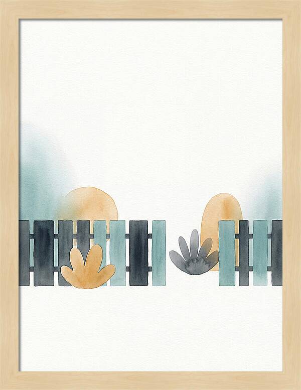 Minimalist Fence Landscape