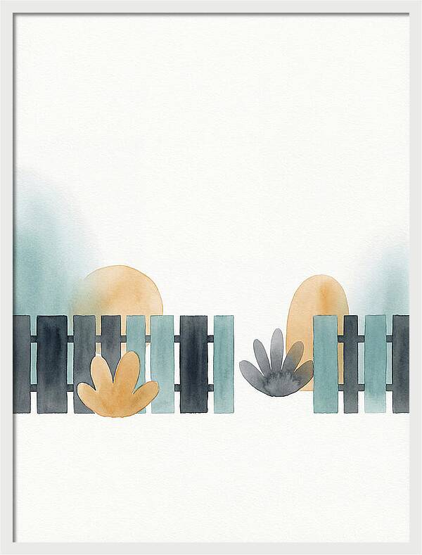 Minimalist Fence Landscape