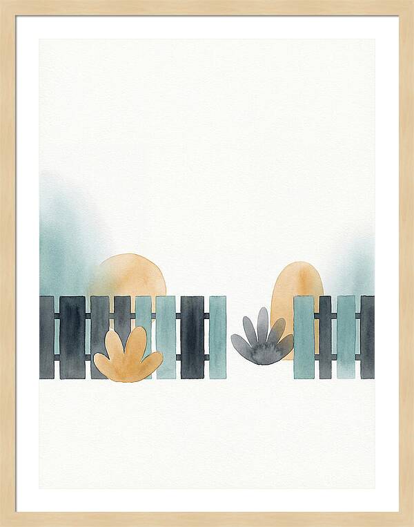Minimalist Fence Landscape