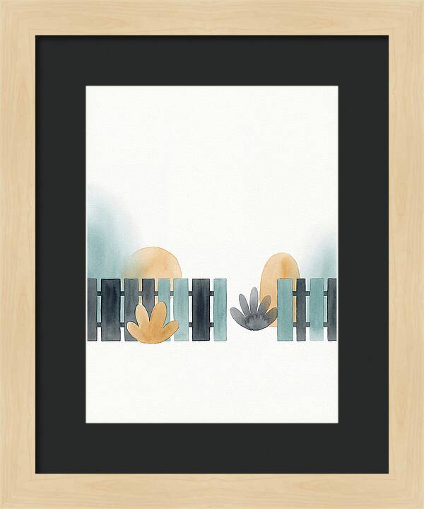 Minimalist Fence Landscape