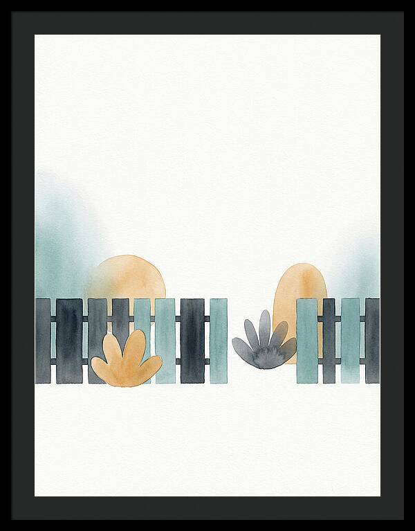 Minimalist Fence Landscape