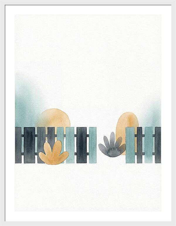 Minimalist Fence Landscape