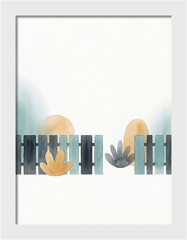 Minimalist Fence Landscape