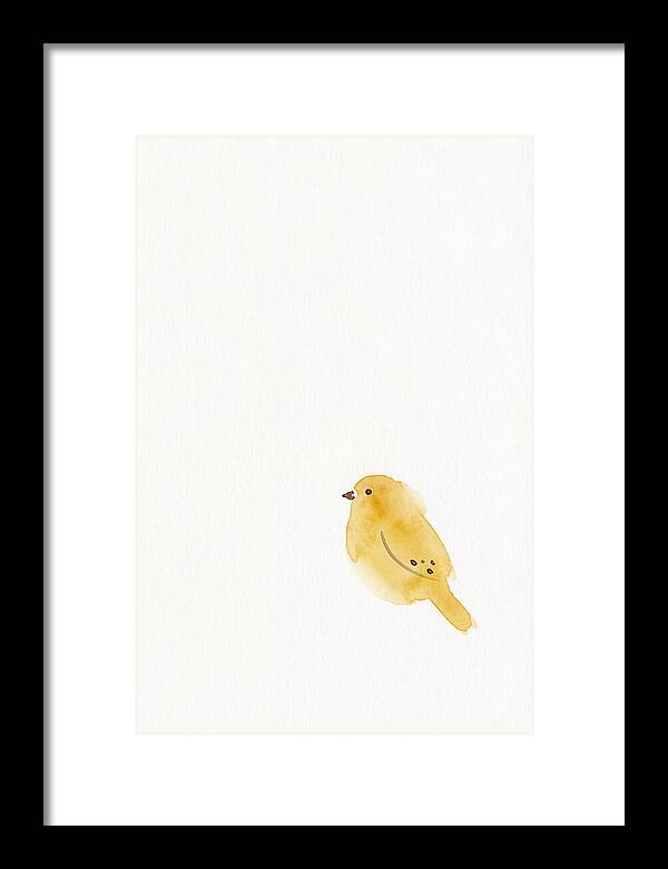 Minimalist Finch Illustration
