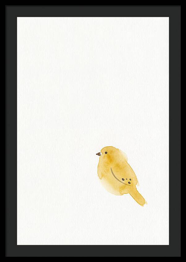 Minimalist Finch Illustration