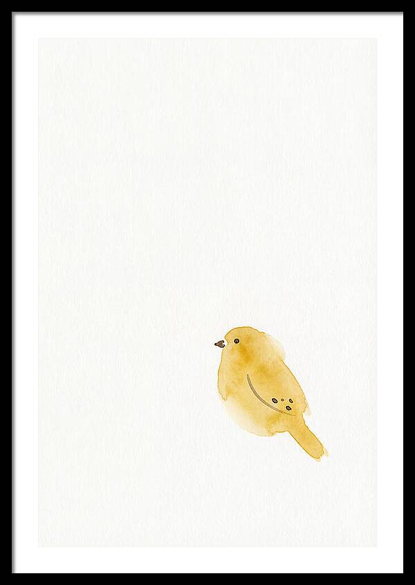 Minimalist Finch Illustration