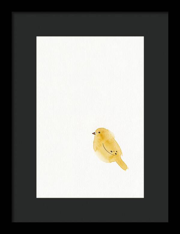 Minimalist Finch Illustration