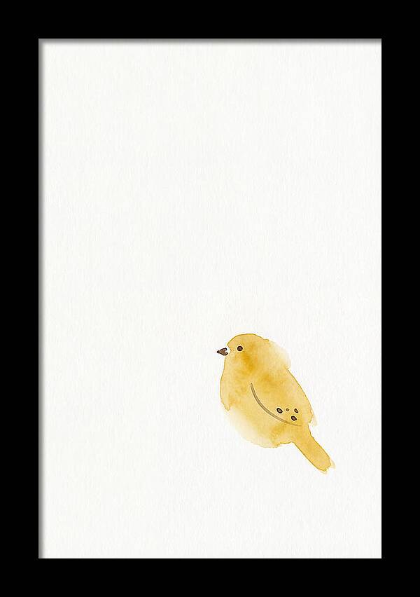 Minimalist Finch Illustration