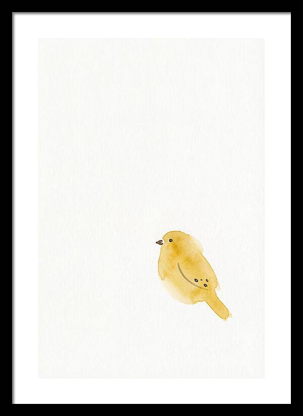 Minimalist Finch Illustration