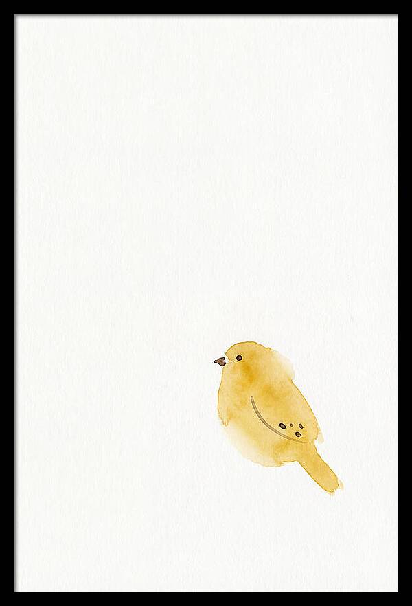 Minimalist Finch Illustration