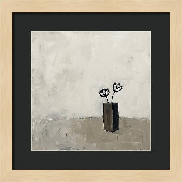 Minimalist Flower Vase Composition